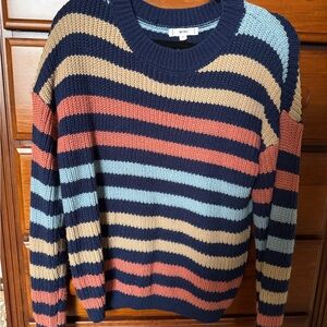 Mine Pink Striped Sweater